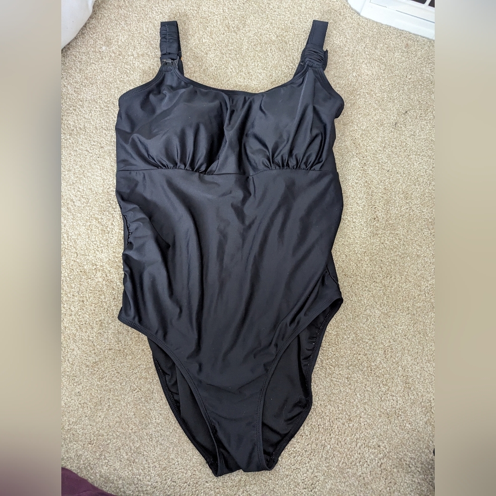 Kindred Bravely Classic Black One-Piece Swimsuit